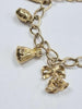 9ct Gold Charm Bracelet with Charms