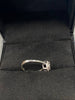 9ct 0.25kt Diamond Ring With Silver Band