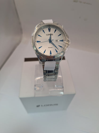 lorus quartz white dial watch