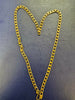 9ct Gold Curb Necklace Apx 15g (18")