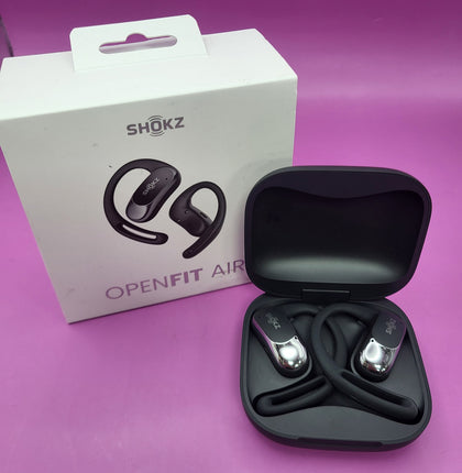 Shokz OpenFit Air Bluetooth TWS Open-Ear Headphones - Black.