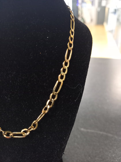 9ct Gold Figaro Chain 18