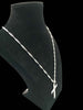 925 Sterling Silver Twist Chain Necklace With Cross Pendant - 24" Long - 13.0 Grams *BRAND NEW*