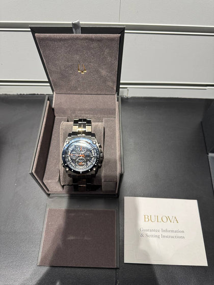 Bulova Icon High Precision Men's Grey Ip Bracelet Watch