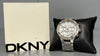 DKNY Women's Chronograph Silver Tone Quartz Watch NY8507 ** Boxed **
