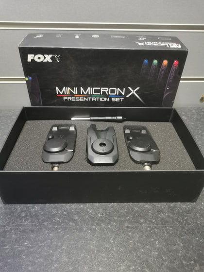 Fox Mini Micron X 2 Rod Presentation Set, w/ Box Included.