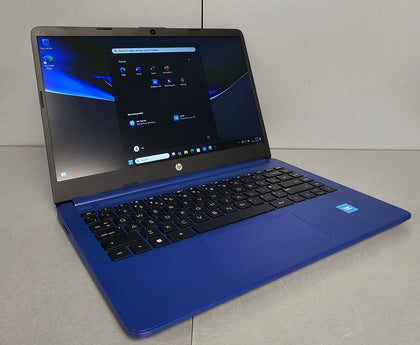 HP Stream 14s-dq0012na 14in Celeron 4GB 128GB Laptop - Blue