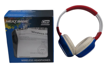 Next Base Car Series Kids Wireless Headphones, Blue/Red/White