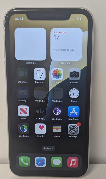iPhone XR 64gb white 100% battery health