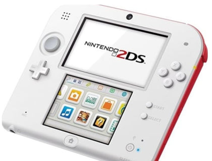 Nintendo 2ds console red/white boxed