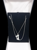 NEW OTHER SILVER CHAIN WITH CAT ON IT ,925, WEIGHT 3.88G ,LENGHT 19"