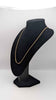 375 HALLMARKED 9CT, YELLOW GOLD, FINE CURBED CHAIN, 22", 6.74G, BOXED