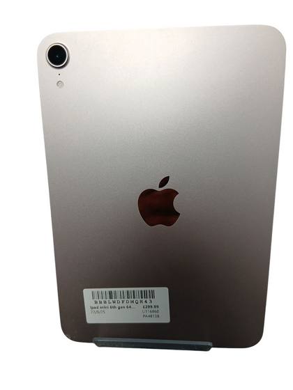 Apple iPad Mini 6th Gen (A2568) 8.3” 64GB - Space Grey, Unlocked C