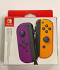 Nintendo switch joy con pair joycon purple orange boxed