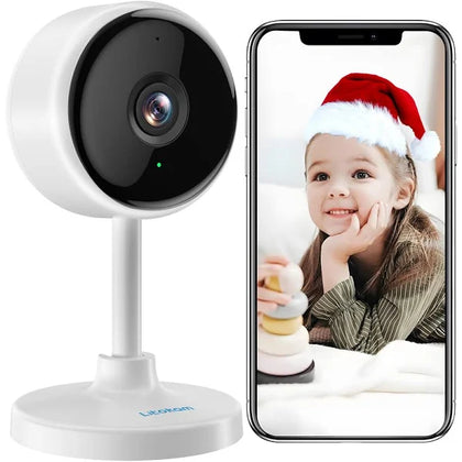 litokam Indoor Camera, Cameras for Home Security with Night Vision, Pet Camera with Phone App, 2K Security Camera, Motion Detection, 2-Way Audio,.