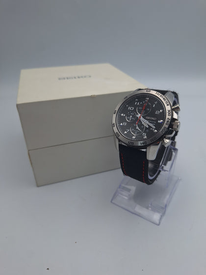 Seiko Sportura 7T62 Mens Quartz Chronograph Stainless steel watch with original box
