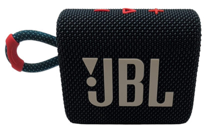 JBL, GO3 Portable Waterproof Wireless Speaker, Blue/Red