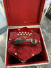 20 Buttons Accordion Concertina Musical Instrument Red