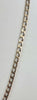 9ct Gold square Link Chain 21"
