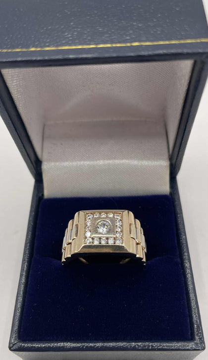 9kt gold ring - 6g