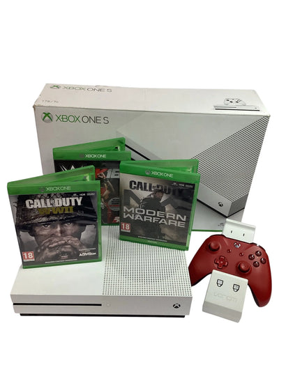 Xbox One S 1TB With 3 Games and charging dock