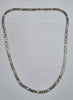 Silver 24" Figaro Chain