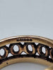 9ct Yellow Gold Mens Buckle Ring - Size R - 5.93 Grams