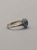 9ct Yellow Gold Ring With Blue Stone - 2.38 Grams - Size J