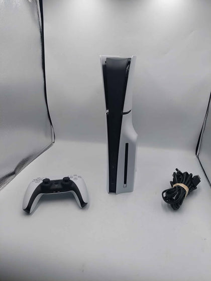PlayStation 5 Slim Console 1TB White discounted with 1 controller and power cable