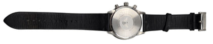 Emporio Armani Watch for Men, Quartz 3 Sub Dial Chronograph Movement and 43mm Case Size with Leather Strap