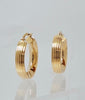 18 Carat Loop Earrings
