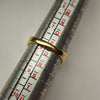 18ct Gold Ring with Diamond and Sapphire Size P 1/2