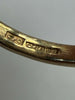 9ct Gold Ring, C/Z Blue Stone ( Size Q) 4.2g - ** Hallmarked **
