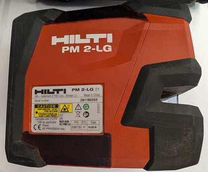 Hilti PM 2-LG Green Line Laser with pouch