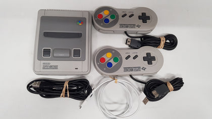 SNES Mini Classic Retro Gaming Console with Two Controllers