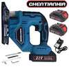 Chentiaxia Cordless Jig Saw Electric jigsaw 21V 2x Li-Ion Battery and Charger