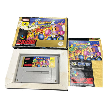 Super Bomberman 2 (nintendo Snes Game) Please Read Description