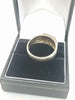 9CT 375 HALLMARKED, RING WITH PLATE, SIZE:U, 6.8G, BOXED, PRE OWNED