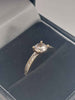(9ct Hallmarked&Tested), 2g Gold Ring With CZ Stones, Size P
