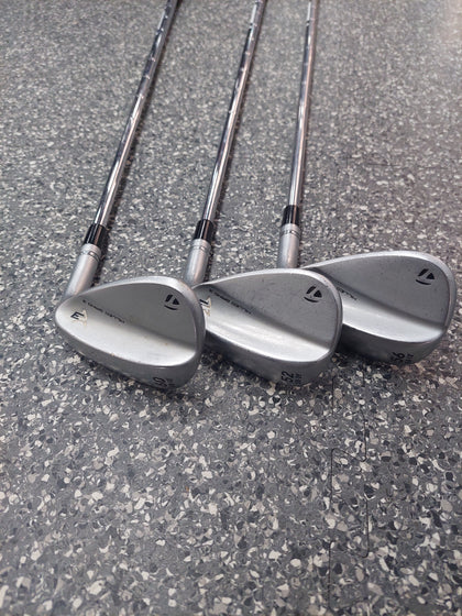 Taylor Made Milled Grind 3 52/56/60 Degrees Set with Dynamic Gold S200 Tour Issue Shafts