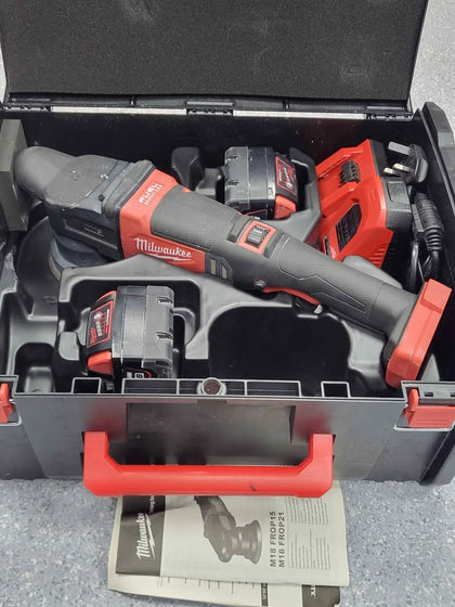 MILWAUKEE M18 FROP15 Fuel 18v Cordless Brushless Random Orbitall Polisher 125mm full kit