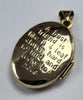 9ct Gold Locket "BEST FRIEND"