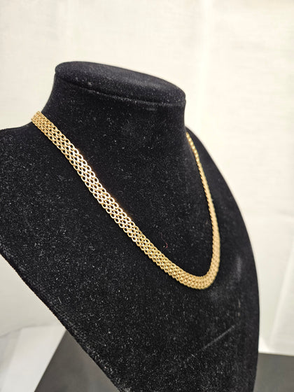 9ct Yellow Gold Necklace 17.5