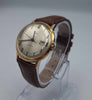 1960's Timex Marlin 9ct Gold Plated Automatic Watch With leather Strap