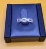 Silver Infinity Band Ring Size-N