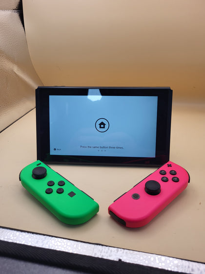 Nintendo Switch Console - 32GB - Neon Pink/Green - Discounted