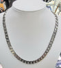 Silver Curb Chain 20"