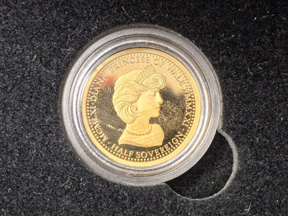 22ct 3 GOLD COIN SET Princess Diana  916 4G/2g/1g