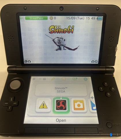 Nintendo 3ds Xl - Console 4gb Memory Blue / Black - Tested + Working