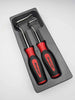Snap On 2 Piece Non-Marring Trim Pad Tool Set - Red - ASGP102BR
